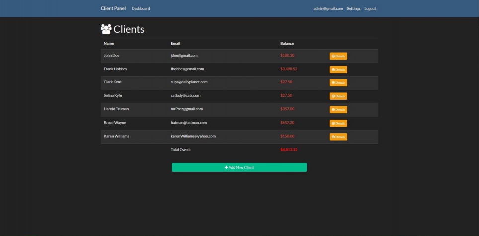 client panel image